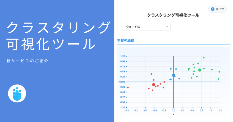 クラスタリング可視化ツール